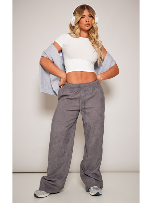 Брюки з низькою посадкою на талії із зав’язкою та шнуром