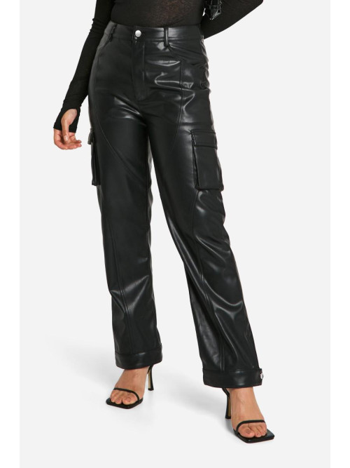 Універсальні штани Petite зі штучної шкіри