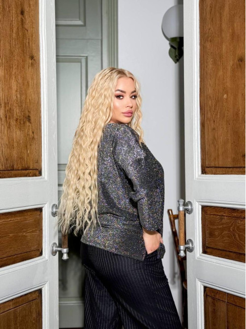 Люрексовий лонгслів 