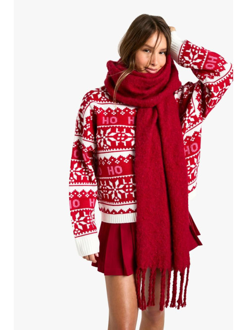 Різдвяний в'язаний джемпер Ho Ho Ho