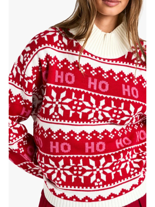 Різдвяний в'язаний джемпер Ho Ho Ho