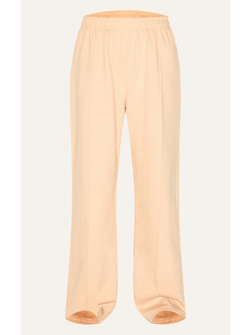 Бежевий шов деталі широкий пробіг ноги