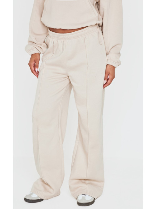 Бежевий шов деталі широкий пробіг ноги