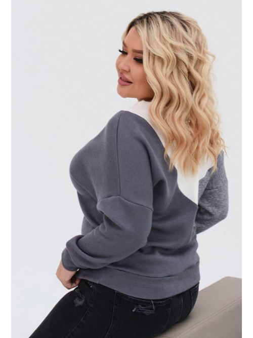 Ангорова кофтинка з блискавкою 