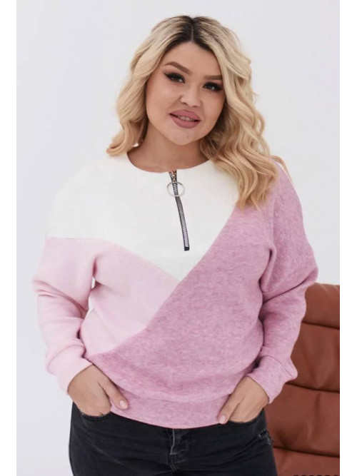 Ангорова кофтинка з блискавкою 