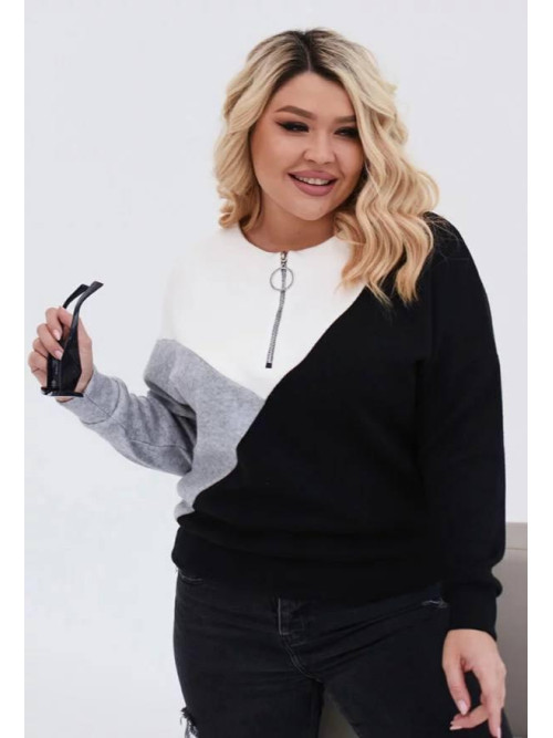 Ангорова кофтинка з блискавкою 