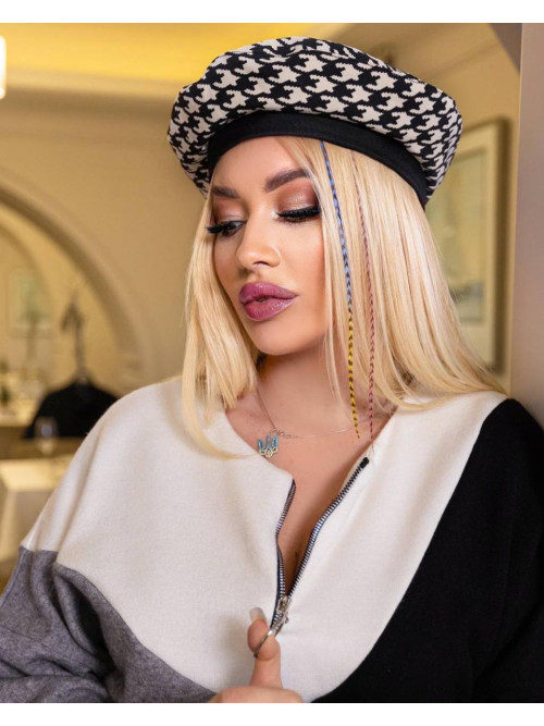 Ангорова кофтинка з блискавкою 