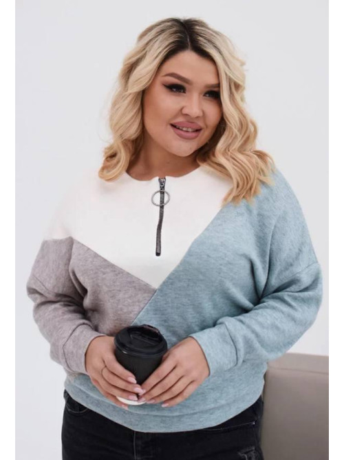 Ангорова кофтинка з блискавкою 