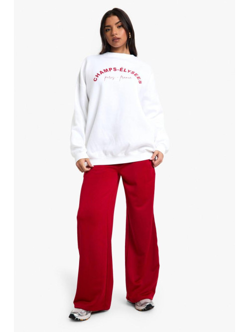 Champs Elysees Slagan негабаритний толстовка