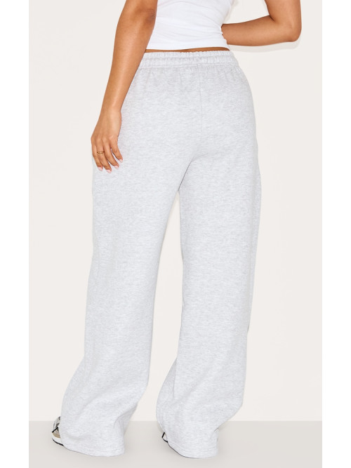 Маленький попелястий сірий пінтук протягує пряму ногу пробіжки