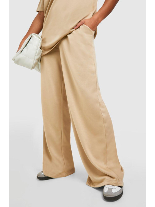 Taupe Super Soft French Terry Straight Leg Jogger