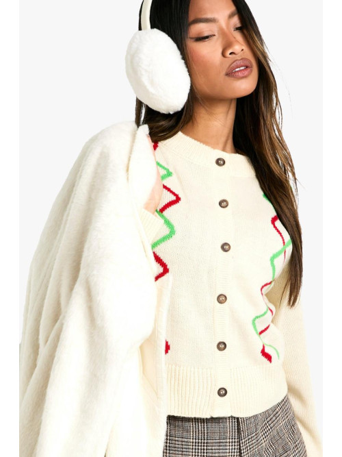 Різдвяний кардиган Fairisle на ґудзиках