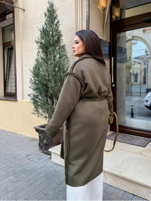 Дублянка замш хакі баранець 5962.15