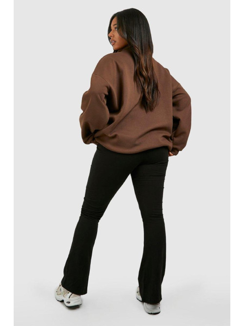   Основи плюс бавовняна трикотажна складка спалахи йоги на талії