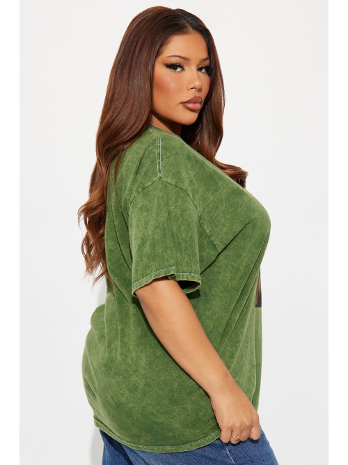 Вільна футболка 'Pinky Ring Grill' із потертостями