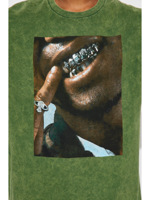 Вільна футболка 'Pinky Ring Grill' із потертостями