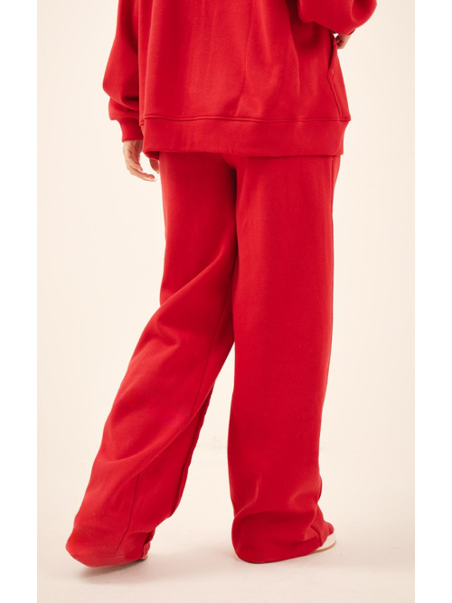 Червоні великі широкі деталі шва ноги пробіжки