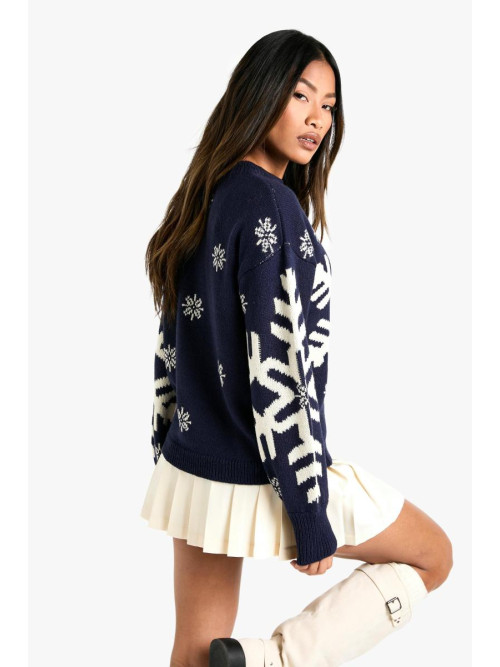 Різдвяний джемпер зі сніжинкою