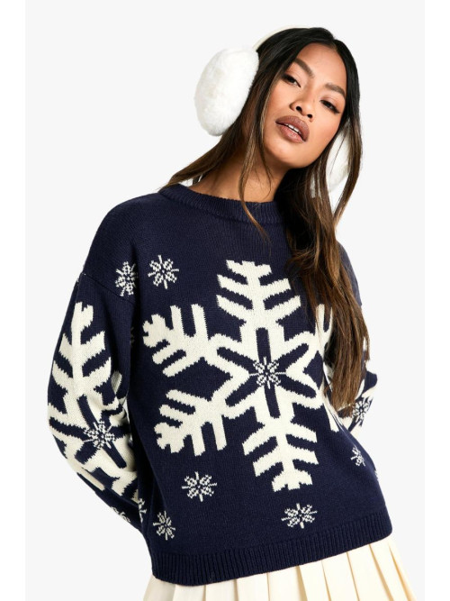 Різдвяний джемпер зі сніжинкою