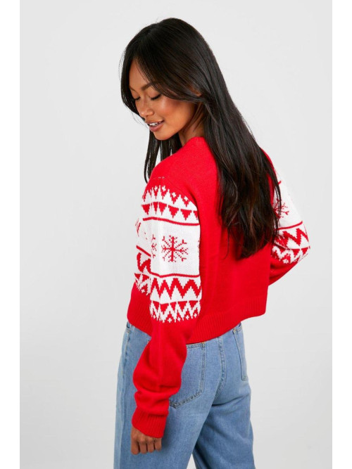 Різдвяний джемпер Santa Baby Crop