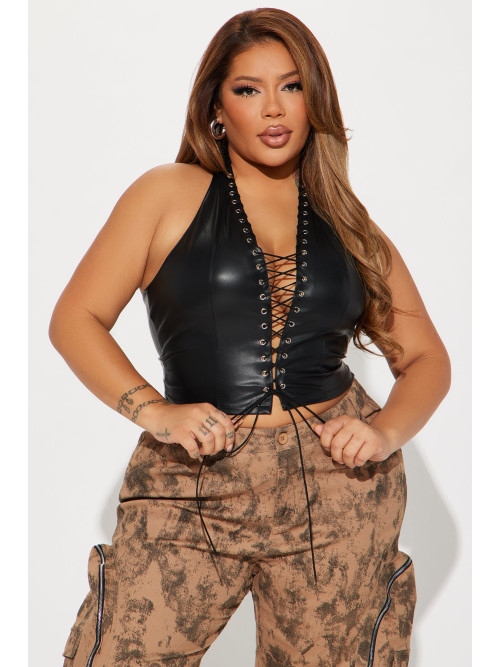 Топ 'Up To No Good' зі шнурівкою