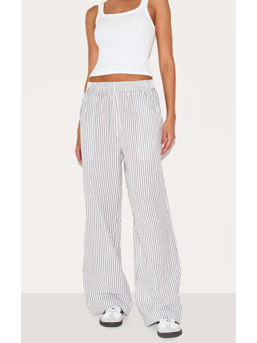 Сірі штани з еластичною талією