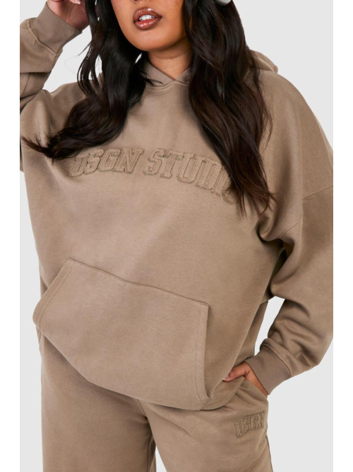 Плюс велика толстовка Dsgn Studio Self Fabric Applique