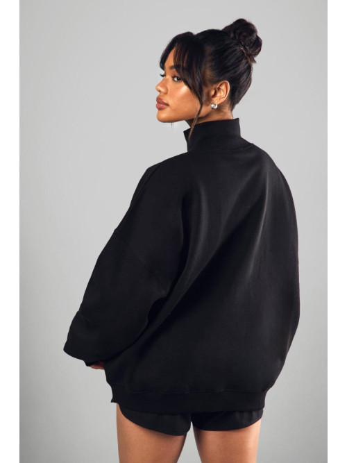 Великий світшот бомбер із застібкою-блискавкою