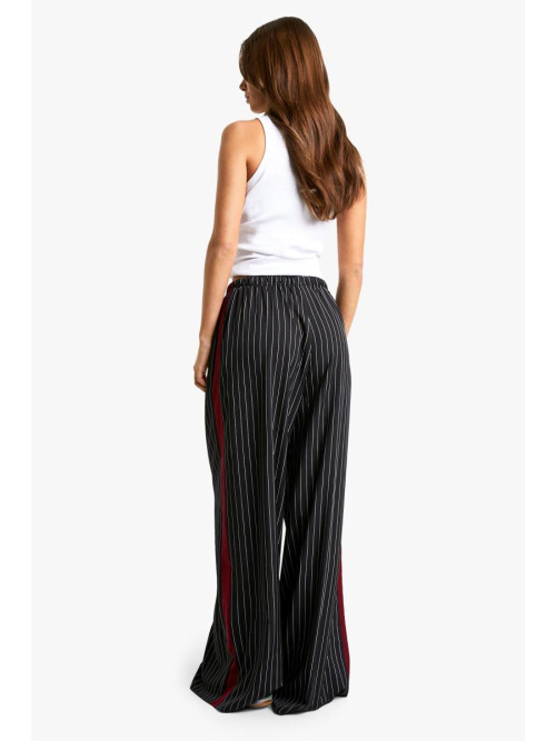 ШИРОКІ БРЮКИ З БІЧНОЮ СМУЖКОЮ В СМУЖКУ В СМУЖКУ