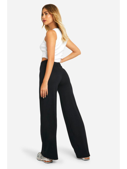 Широкі брюки з джерсі на кожен день