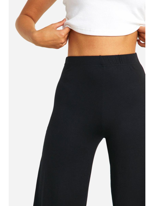 Широкі брюки з джерсі на кожен день