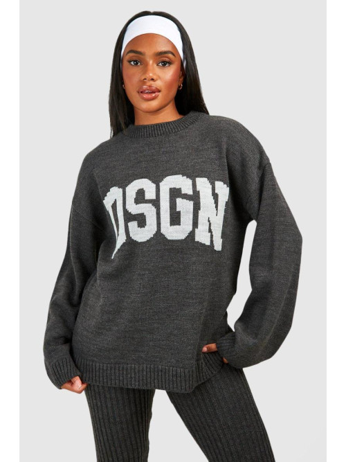 Трикотажний джемпер з круглим вирізом Dsgn