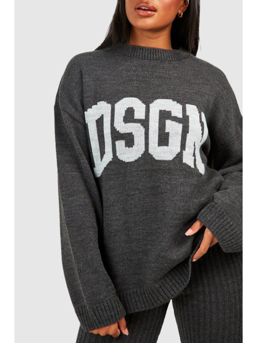 Трикотажний джемпер з круглим вирізом Dsgn