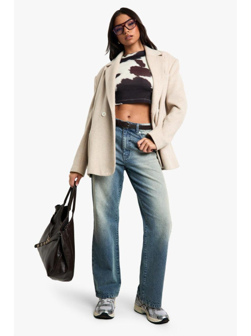 ТОП З ДОВГИМ РУКАВОМ ПРИНТОМ КОРОВА