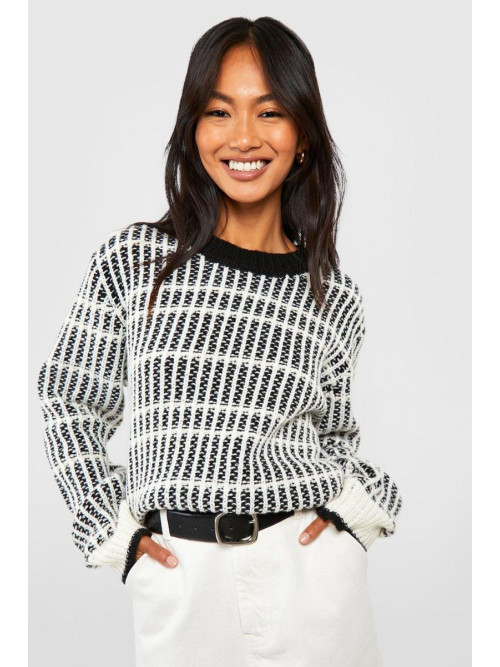 М'який трикотажний джемпер у смужку