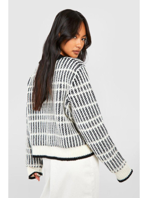 М'який трикотажний джемпер у смужку