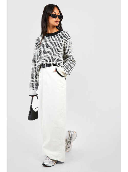 М'який трикотажний джемпер у смужку