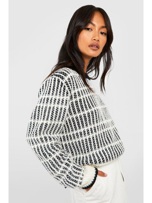 М'який трикотажний джемпер у смужку