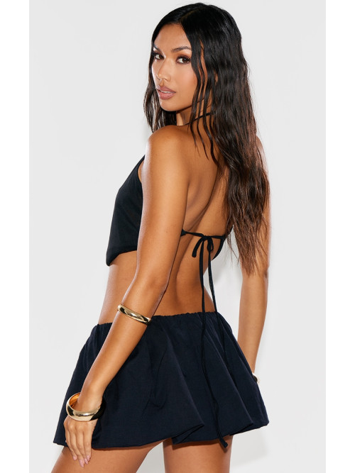 Чорний сітчастий капюшон