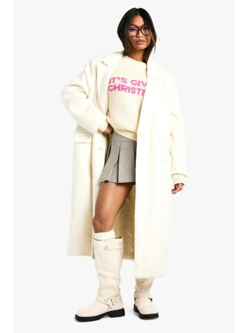 Великий джемпер It Giving Christmas Slogan