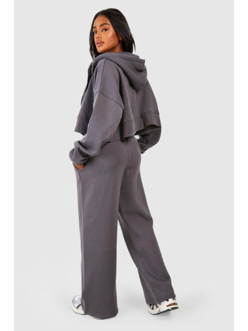 Спортивний костюм із капюшоном із 3 предметів, деталями швів