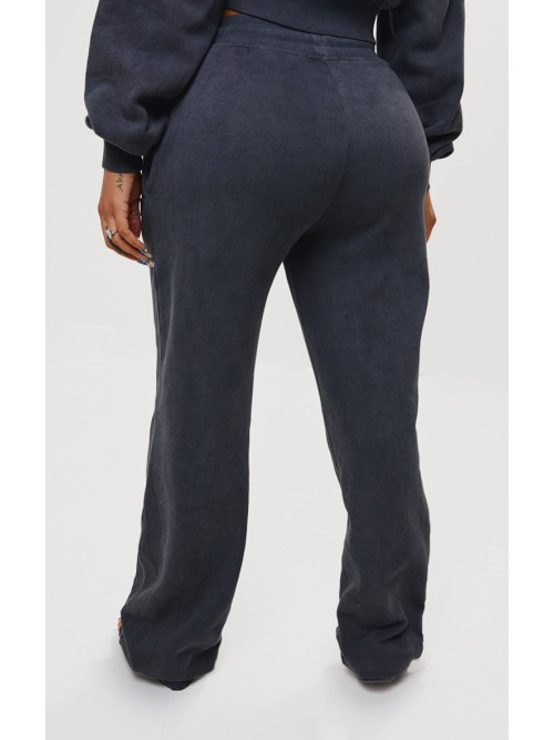 PrettyLittlething Form Mesked Mudcoal Wide Wide Neg Joggers