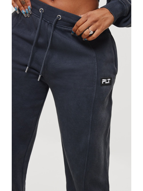 PrettyLittlething Form Mesked Mudcoal Wide Wide Neg Joggers