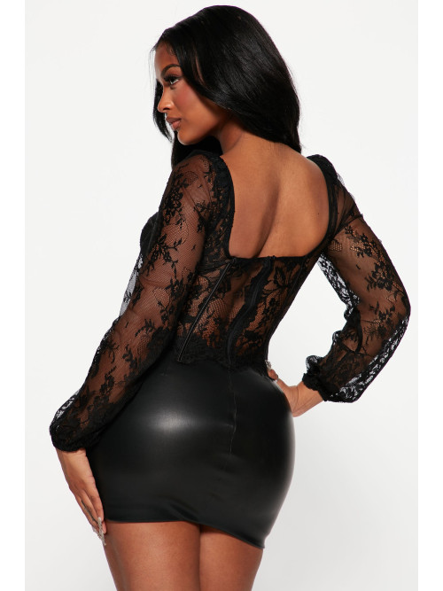 Бюстьє 'Gilded Glam' з мереживом