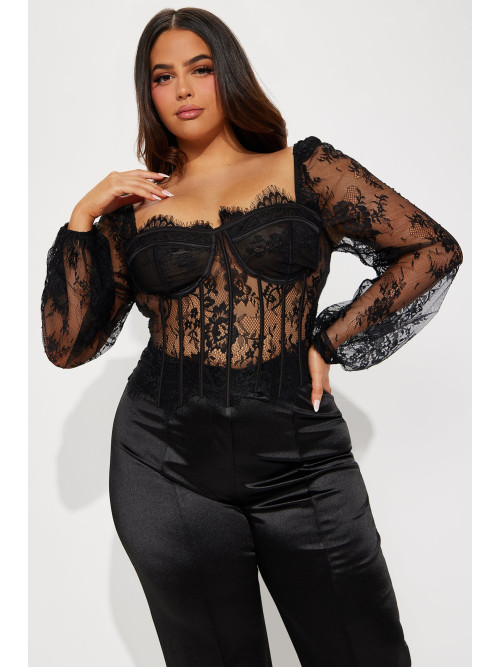 Бюстьє 'Gilded Glam' з мереживом