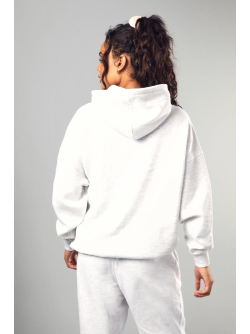 Попелясто-сірий оверсайз-худі Dsgn Studio Applique