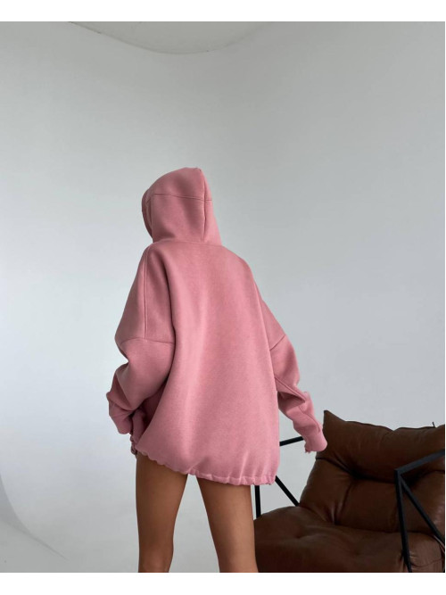 Базовий оверсайз худі на флісі 