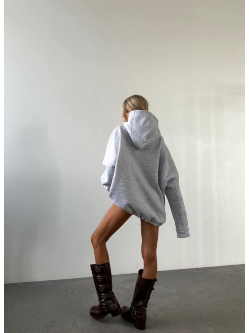 Базовий оверсайз худі на флісі 