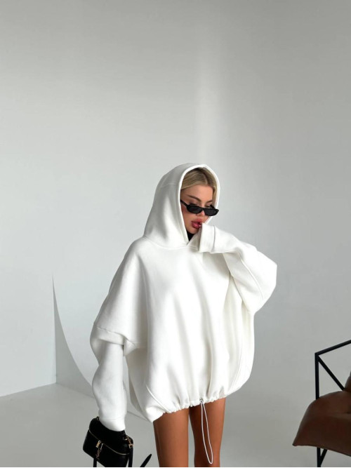 Базовий оверсайз худі на флісі 