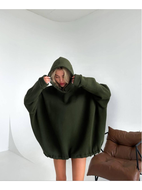 Базовий оверсайз худі на флісі 